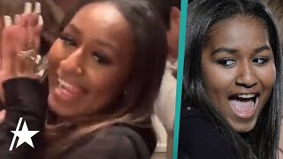 Sasha Obama’s New Viral TikTok Dancing Video [upl. by Wilie]