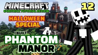 MINECRAFT HAUNTED HOUSE Minecraft Survival PHANTOM MANOR Tutorial Review Now with SHADERS [upl. by Heringer]