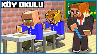 ARDA KÖY OKULU YAPTIRDI 😱  Minecraft [upl. by Amadus304]