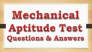 Mechanical Aptitude Test Questions and Answers [upl. by Raskind]