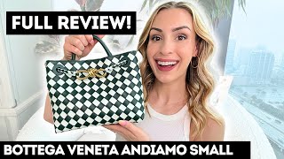 BOTTEGA VENETA ANDIAMO TOTE BAG 😮 Everything you need to know Review Pros amp Cons What Fits [upl. by Torrell948]