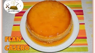 FLAN CASERO SIN HORNO Y SIN MOLDE MUY RICO Y ECONÓMICO POSTRE [upl. by Kennie]