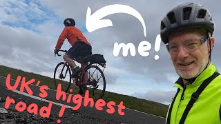 Durham to GREAT DUN FELL and back  Cycling Britains highest road [upl. by Elletsirk]