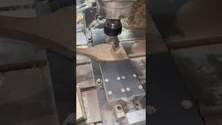 Woodworking milling machine processing shovel cncprocessing [upl. by Repsihw]