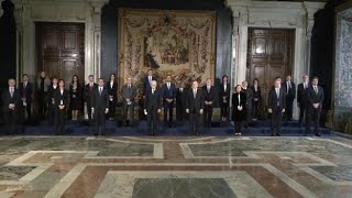 Governo Draghi dal giuramento alla cerimonia della campanella la giornata in tre minuti [upl. by Liberati]