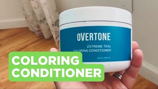 oVertone Haircare Color Depositing Conditioner Review [upl. by Thirion]