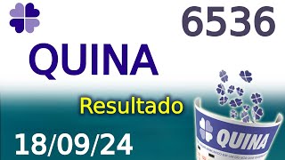 Resultado da Quina 6536  quina conc6536 [upl. by Barker]