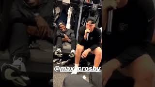 Maxx Crosby locker room freestyle [upl. by Dric]