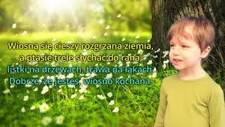 To nasza wiosna w wykonaniu Michała 6 lat [upl. by Monney]