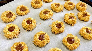 DELICIEUX PETITS GATEAUX SABLÉS AUX AMANDES ET AU CHOCOLAT 🍫RECETTE FACILE ET RAPIDE [upl. by Durman]