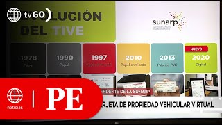 Presentan nueva tarjeta de propiedad vehicular virtual  Primera Edición [upl. by Alver]