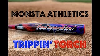 Hitting with the NEW 2022 Monsta Athletics Trippin Slowpitch Softball Bat [upl. by Bowlds]