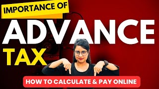 Advance Tax How to calculate Tax How to pay tax online in 2024 [upl. by Gregson997]