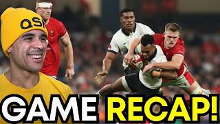 HISTORIC Fiji STUNS Wales Despite RED CARD  Wales vs Fiji  Autumn Nations Series 2024 [upl. by Busch780]