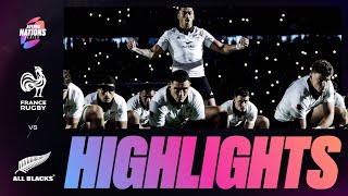 HIGHLIGHTS  FRANCE V NEW ZEALAND  AUTUMN NATIONS SERIES [upl. by Aineg191]