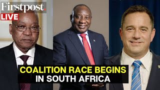 South Africa Elections 2024 LIVE Ramaphosa amp ANC Hunt For Coalition Partners Advantage Zuma [upl. by Nibram152]