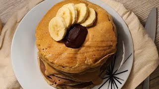 Pancakes banane sans sucre ajouté [upl. by Romola]