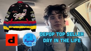 DEPOP TOP SELLER DAY IN THE LIFE CRAZY FACEBOOK MARKETPLACE FIND BIG THRIFT HAUL AND CLIMBING [upl. by Atinahs]