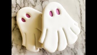 StepByStep Cookies Ghost Cookie [upl. by Drolyag204]