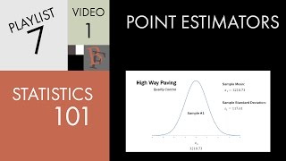 Statistics 101 Point Estimators [upl. by Fennelly]