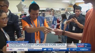 Canutillo HS opens studentoperated Goodwill store [upl. by Tewfik681]