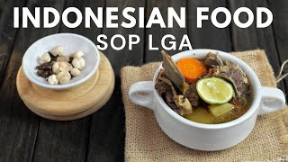 Indonesian Food Discover the Richness of Beef Rib Soup  Food Video [upl. by Hayse232]