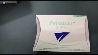 Perobar 25 Soap  Perobar Soap  Benzoyl Peroxide Cleansing Bar  Perobar Bar  Perobar 25 Soap [upl. by Nalloh74]