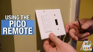 Using the Pico Remote for Lutron Caseta  HANDYGUYS TV [upl. by Romeo]