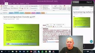 Slik brukersynker du Onenote App og skrivebordsversjon [upl. by Ymot]