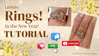 DIY Ring Leonis Prehnite Ring  How to wire wrap a SCRATCHLESS cabochon rings you can sell [upl. by Estele]