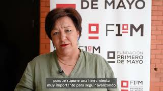 Mari Cruz Vicente Peralta secretaria confederal Acción Sindical y Empleo CCOO Comisiones Obreras [upl. by Eeneg570]