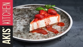 Easy Cheesecake  Akis Petretzikis [upl. by Atneciv533]