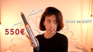 550€ Lockenstab  Werbung vs Realität  Live Test 2023 Dyson Airwrap mit kurzen Haaren [upl. by Dragde749]