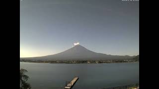 タイムラプスcam06 富士山ライブカメラ2024 08 河口湖北岸WebCam [upl. by Martina]