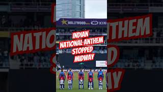 National Anthem Stopped Midway  India vs South Africa 1st T20I  Unusual Moment in Durban [upl. by Stamata]