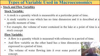 Macroeconomic Models amp Types of Variables Used in Macroeconomics [upl. by Talia]