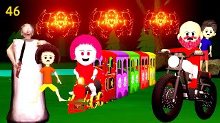 CINCHU KI SHAITANI PART 46  Desi Comedy Video  Train Wala Cartoon  Cartoon [upl. by Meli448]