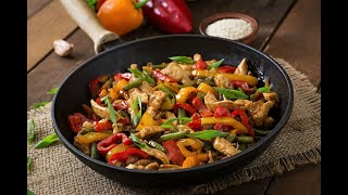 Paso a paso para hacer un delicioso Wok de pollo y vegetales de manera rápida y fácil [upl. by Cosette]