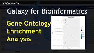 Galaxy Tutorial on RNA Seq GO Gene Ontology Enrichment Analysis  Episode1 [upl. by Muffin]