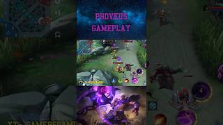 Phoveus Gameplay 🔥😎 phoveus mlbb gameplay ml shorts terizla [upl. by Ahsienat526]