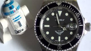 Squale 1545 Submariner  Opinion of homagesAlternatives  review [upl. by Robb64]