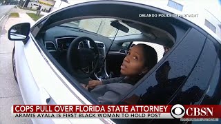 Florida State Attorney Pulled Over by Police – Encounter Caught on Camera [upl. by Tanhya]