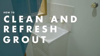 How To Clean Grout And Get It White Again  Bunnings Warehouse [upl. by Christiano]