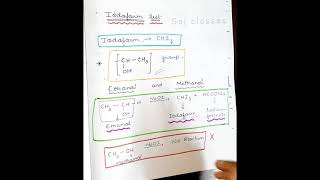 Iodoform test  class 12th  basic chemistry class  shorts saiclasses [upl. by Azaleah]