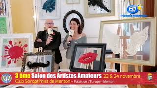 Interview  Les Artistes Gisèle Lefebvre et Cécile Meunier 24112024 [upl. by Yekcim816]