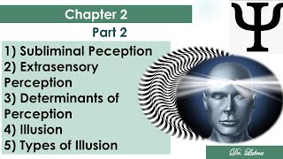 Psychology CSS PMSSubliminal PerceptionExtrasensory PerceptionFactorsIllusionAcademic Education [upl. by Leonid271]