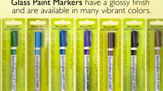 DecoArt® Transparent Glass Paint Marker™ [upl. by Atinrahs]