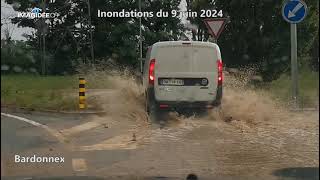 Inondation du 9 juin à Archamps et Bardonnex 2024 [upl. by Alexine]