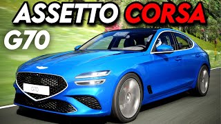 2022 Genesis G70 Sport 33T AWD in Assetto Corsa [upl. by Yzzik]