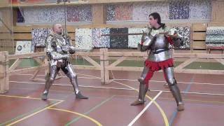 Двуруч мастер класс ФроловМаневич Twohanded swords tournament Russia [upl. by Nosidda178]